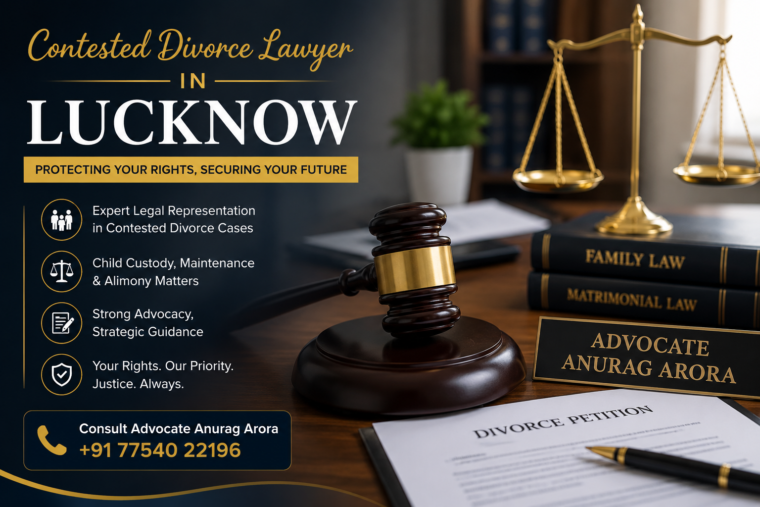 Contested Divorce Lawyer in Lucknow